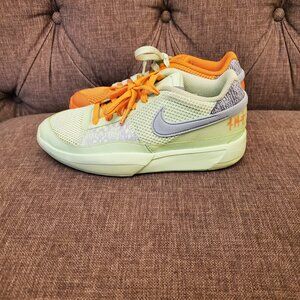 Nike Ja 1 Mismatched - Green And Orange - Size 5.5Y (Youth)